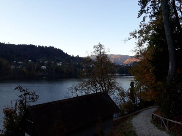 istock Lake Bled at sunset in the fall of 2017 1489356074