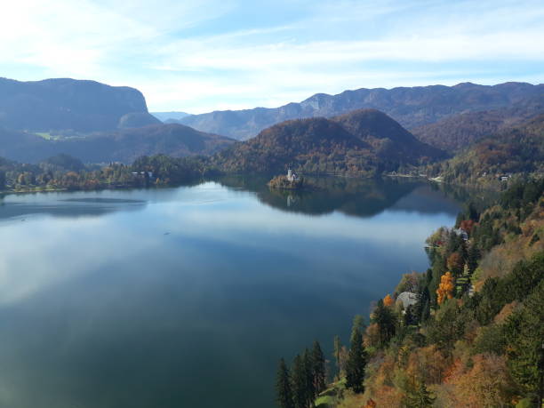 istock Panoramic view of Lake Bled on an autumn day in 2017 1489356994