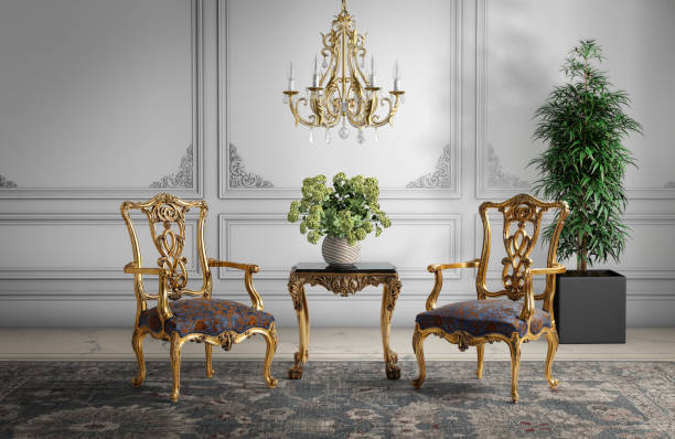 istock Classic furniture in classic interior 1489357051
