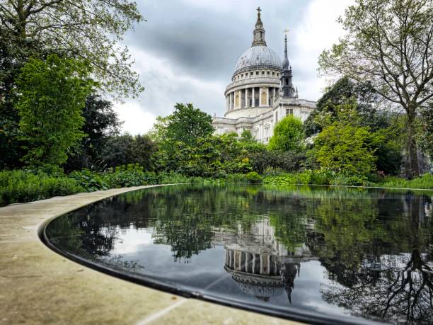 istock St Paul's cathedral reflected in the water, London, UK 1489357131