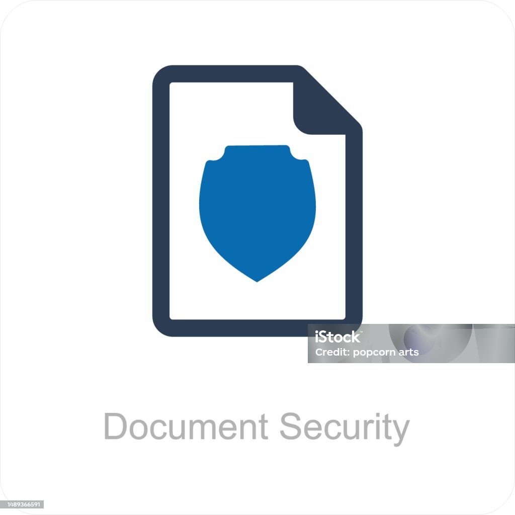 Document Security Code Document Security Stock Illustration - Download Image Now - Concepts ...