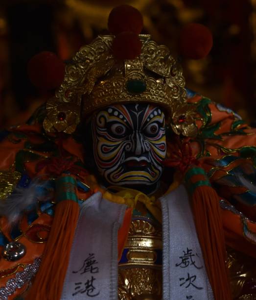 istock Traditional god statue at a Chinese temple 1489367210