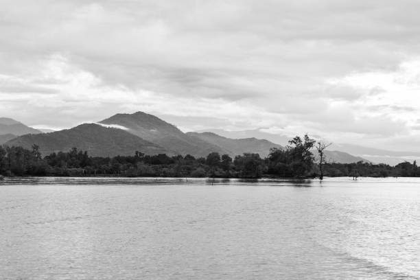 istock Black and white seascape 1489369671