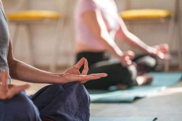 istock Seniors Discovering Inner Calm Through Yoga and Meditation 1489378331