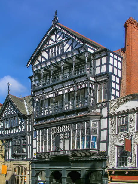 istock Street in Chester, England 1489380503