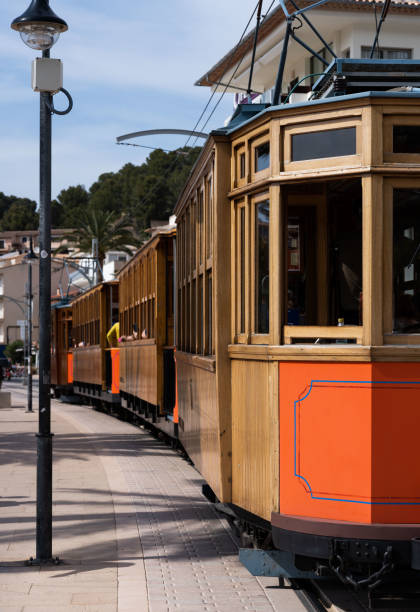 istock An old vintage tram on Soller, Mallorca, Balearic islands 1489382029