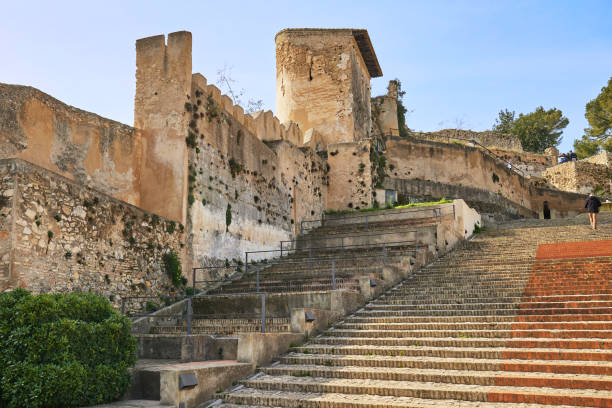 istock A long staircase in an ancient stone fortress 1489383267