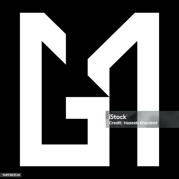 Mg Gm M G Monogram Logo Isolated On White Background Stock Illustration -  Download Image Now - iStock