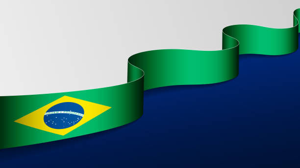 ilustraciones, imágenes clip art, dibujos animados e iconos de stock de eps10 vector fondo patriótico con colores de bandera de brasil. - championship 2014 brazil brazilian