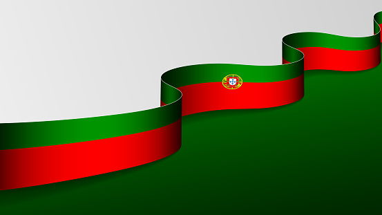 EPS10 Vector Patriotic background with Portugal flag colors. An element of impact for the use you want to make of it.
