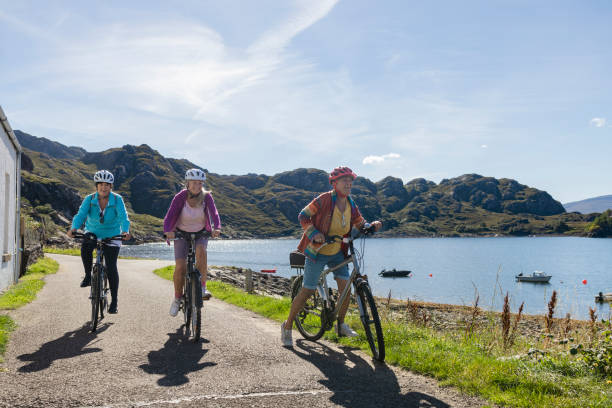 istock Bike Ride at Loch Torridon 1489399948