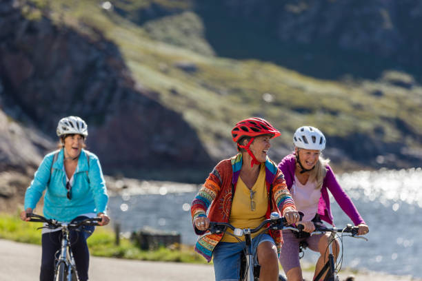 istock Fun Bike Ride at Loch Torridon 1489401217