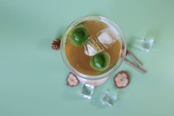 istock Refreshing drink in a tall glass 1489405811