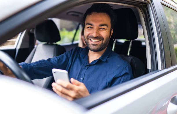 istock Portrait of a male carpool service driver 1489406236