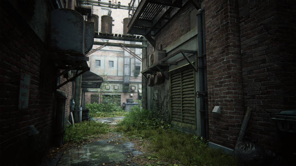 istock Post-Apocalyptic Urban Back Alley 1489409735