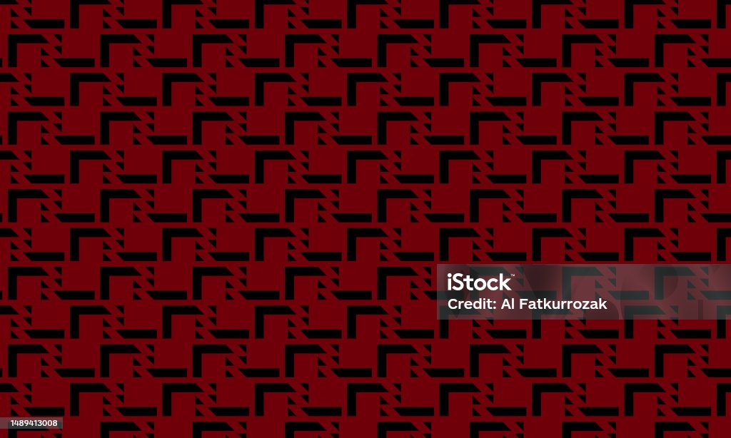 Random Pattern Red Background Red Abstract Background With Geometric Pattern Stock Illustration ...