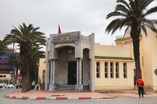 Tresorerie generale du Royaume (General Treasury of the Kingdom) government institution building in El Jadida.