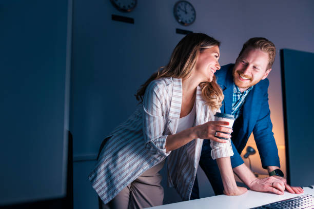 istock Business colleagues working together in an office 1489416852
