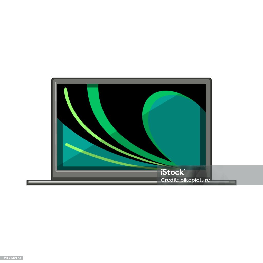 Computer Note Cartoon Notebook Laptop Computer Cartoon Vector Illustration Stock Illustration ...