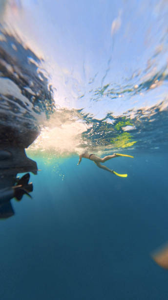 istock Snorkeling towards the light 1489425920