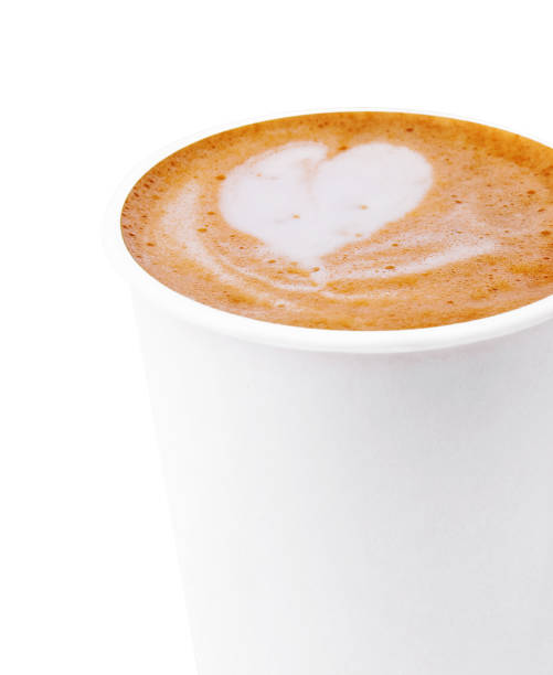 istock cup of coffee with heart pattern isolated on white 1489432481
