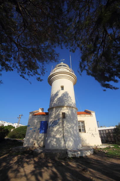 Bodrum, Mugla, Turkey. 23 November 2018: An old but still active lighthouse in the famous holiday town of Bodrum.