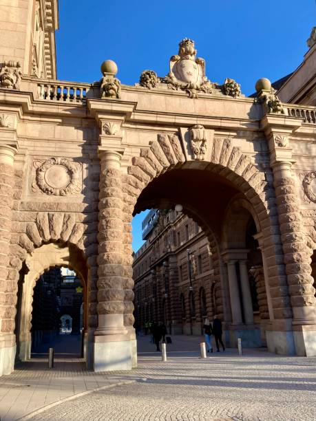 istock Sweden - Stockholm - Riksdagshuset ( swedish parliament ) 1489457252