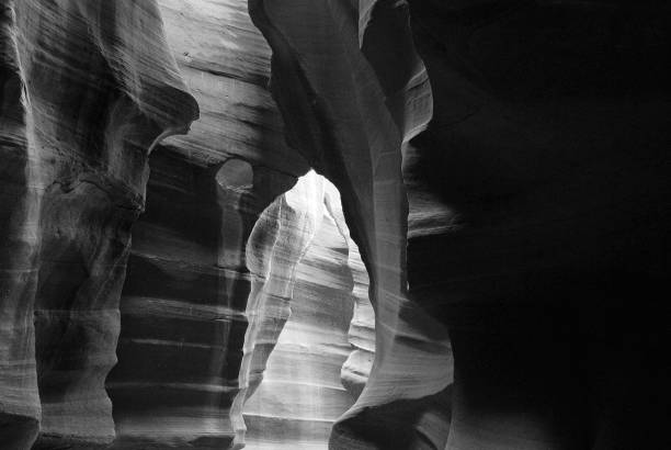 istock organic rock formations in Antelope Canyon 1489476475