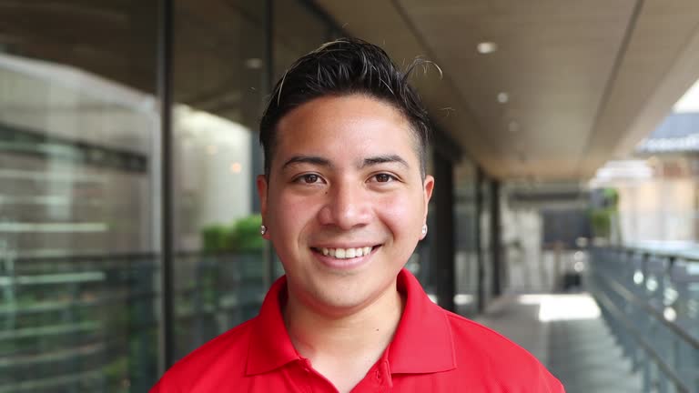 Portrait of Young Man With Smile