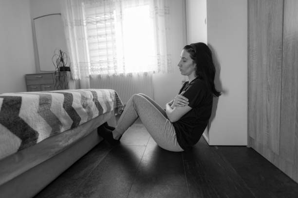 Sad and despaired woman