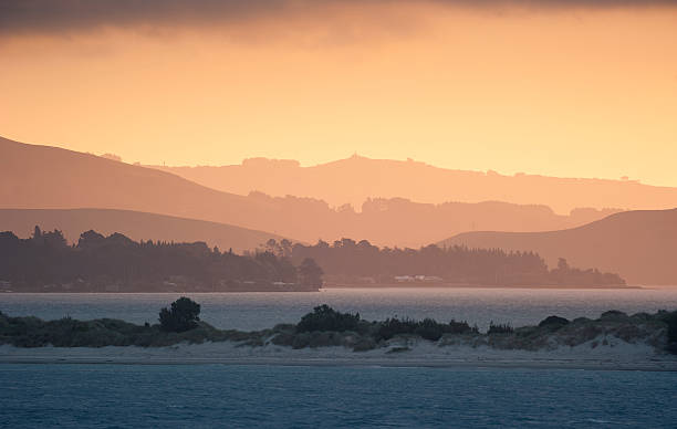 Dunedin Sunset stock photo