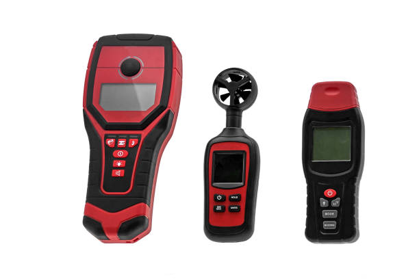 istock Measuring geodetic instrument for engineering works and topographic survey, isolated on white background 1489495068