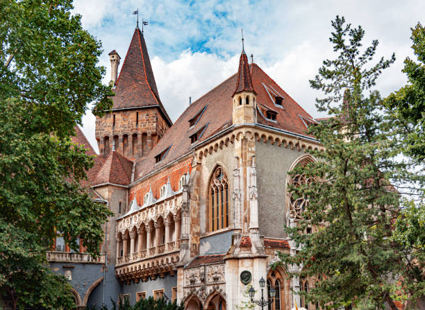 Vajdahunyad castle. Famous Vajdahunyad castle in Budapest, Hungary