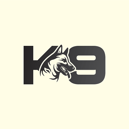 K9 dog logo