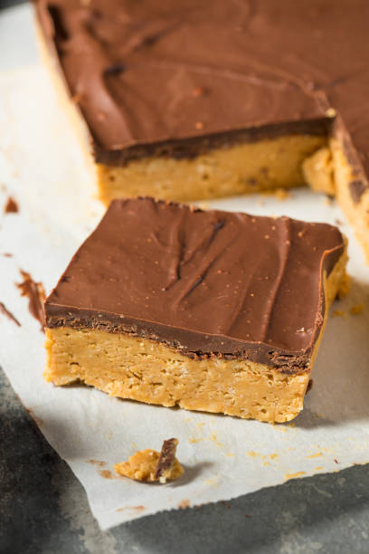 istock Homemade Chocolate Peanut Butter Bar 1489506199