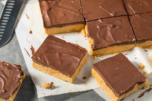 istock Homemade Chocolate Peanut Butter Bar 1489506226