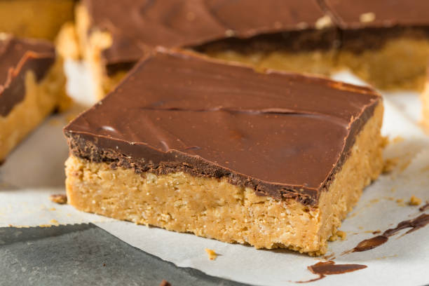 istock Homemade Chocolate Peanut Butter Bar 1489506230