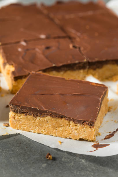 istock Homemade Chocolate Peanut Butter Bar 1489506322