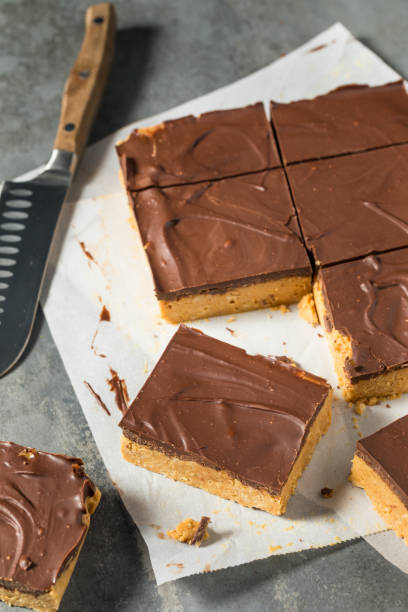 istock Homemade Chocolate Peanut Butter Bar 1489506345