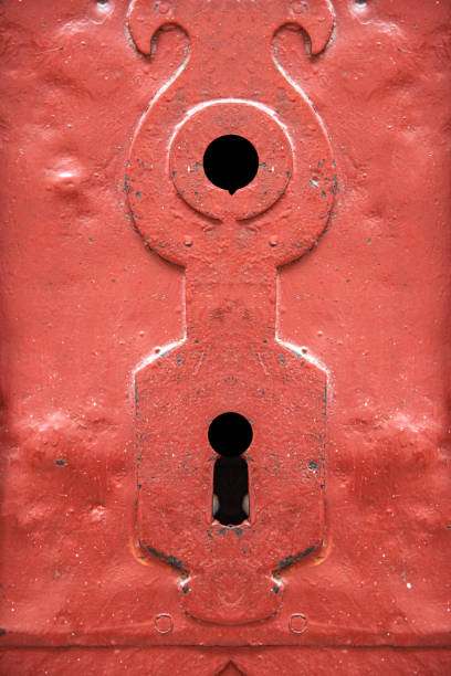 istock Antique keyhole close-up. 1489514752