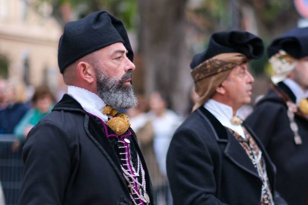 Acquasparta, Terni, Umbria, Italy: 11 June 2022\n\nThe drummers in Piazza Federico Cesi where most of the shows will take place for the famous Acquasparta Renaissance Festival