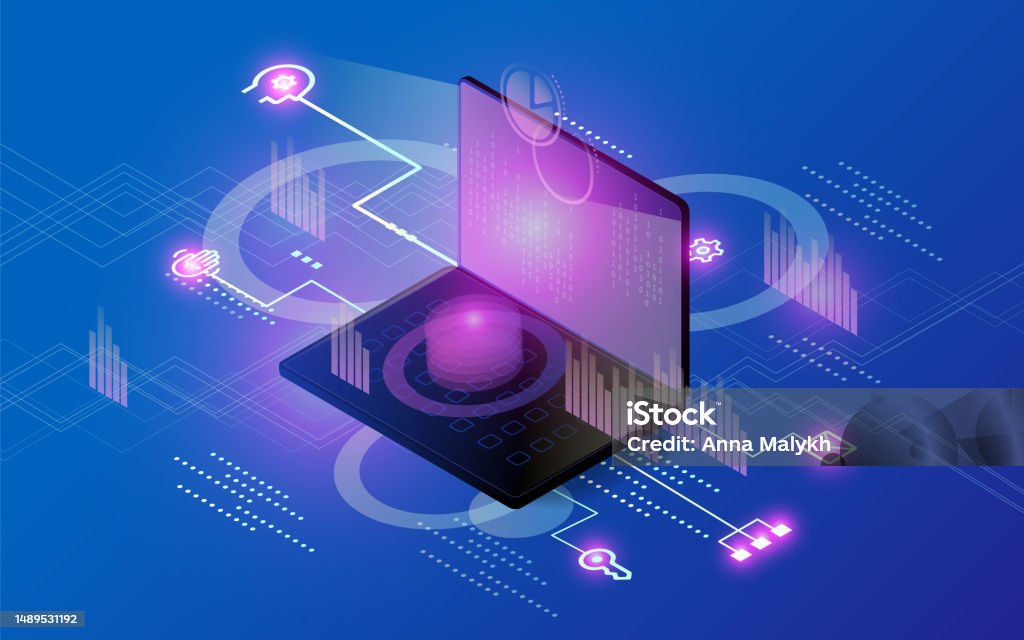 Software Web Development Programming Concept Abstract Programming ...