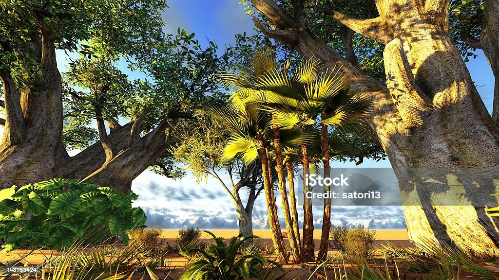 Madagascarian растительности - Стоковые фото Дерево роялти-фри
