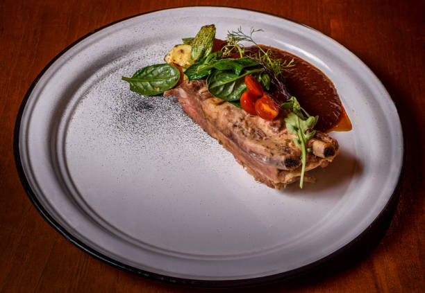 istock pork rib  dish with mole sauce  and vegetables 1489538733