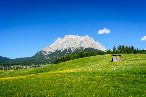 Panoramic view of Hochkönig - Mandlwände in Austria, Bischofshofen, Salzburg, Salzburger Land