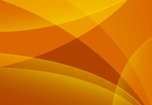 Vector illustration of Abstract Modern Background illustration, Background Curve Water Color Orange vector.