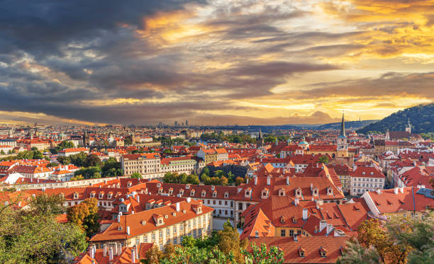 istock Panorama of Prague city. 1489553689