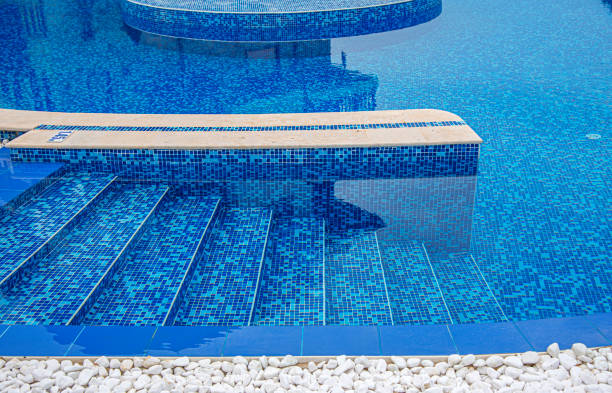 istock Elements of a swimming pool. 1489556439