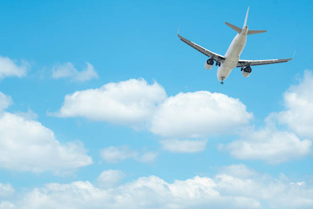 istock the blue sky, airplanes, and clouds 1489558819