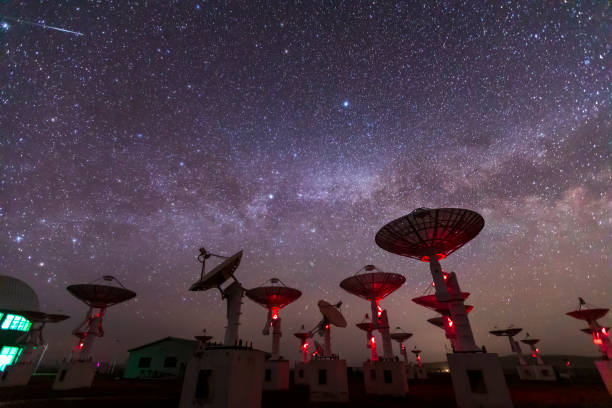 istock Radio telescopes and the Milky Way 1489560530
